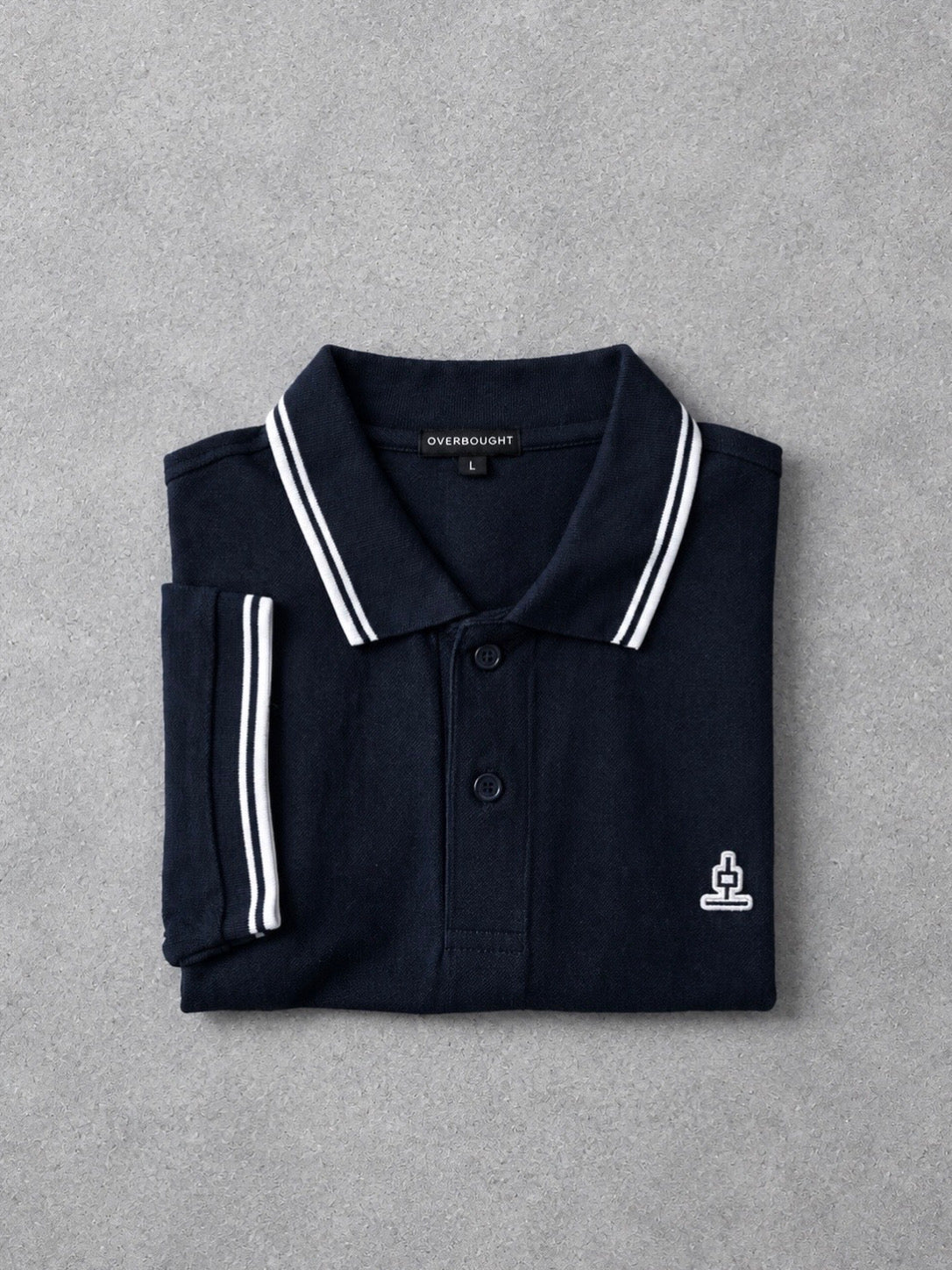(SOON) Wick Mini Tipped Polo Shirt - Navy