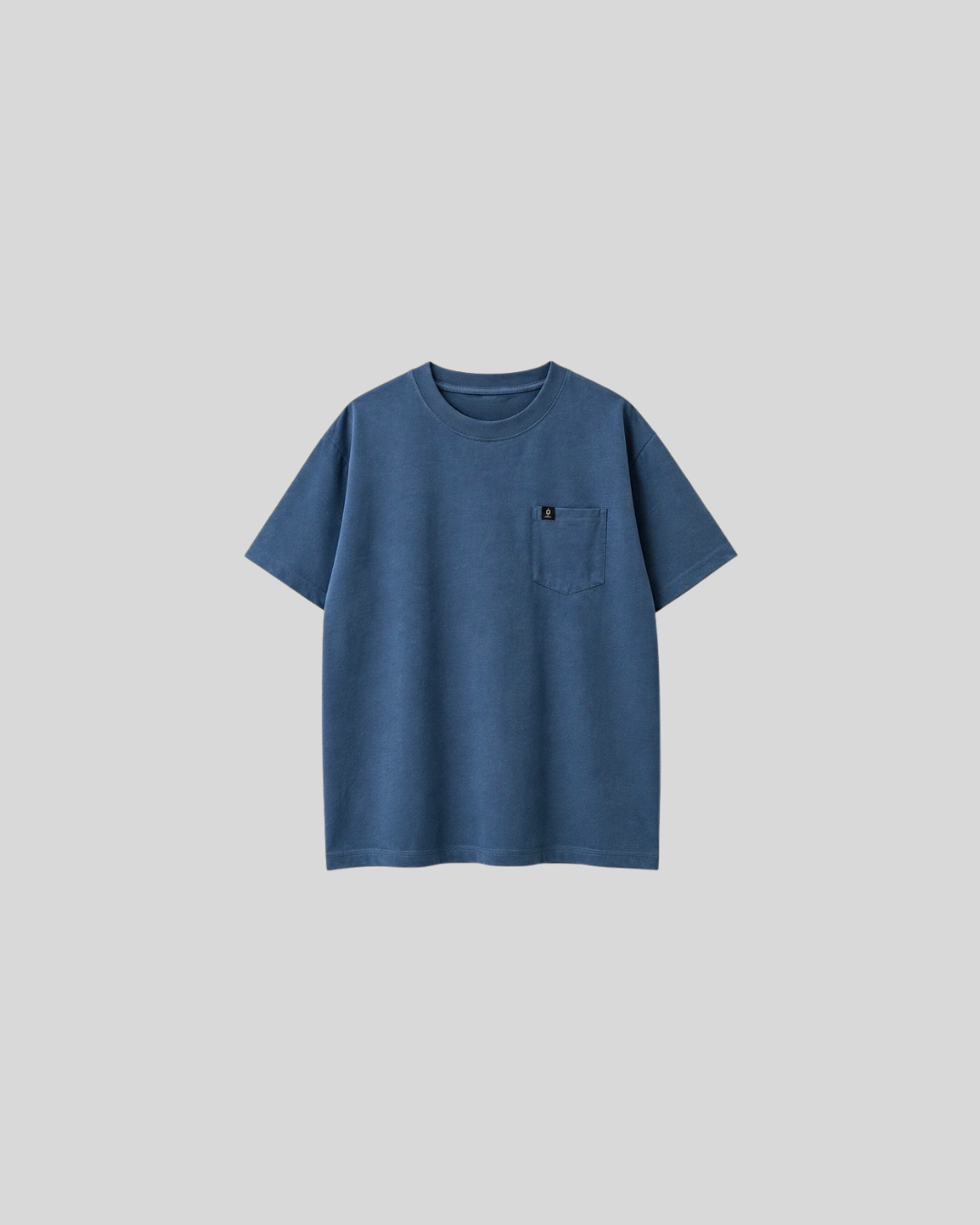 (PRE-ORDER - Available Nov5) Wick Label Picket T-Shirt - Denim Blue